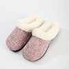Roxoni Women's Chenille Twist Upper With Rabbit Hair Clog Slipper - 2 of 4