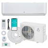 9000 BTUs Mini Split Air Conditioner, 23 SEER2 Inverter Mini Split AC/Heating System, Ductless Mini Split Heat Pump Wall Mount, Split AC Unit - 3 of 4