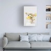 Trademark Fine Art - Incado Flowers in White Vase Canvas Art - 2 of 4