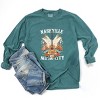 Nashville Music City Guitar Grunge - Womens Garment Dyed Long Sleeve - 3 of 3