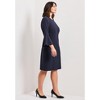 Avenue Women's Plus Size Cool Hand Bell Sleeve Dress - 4 of 4