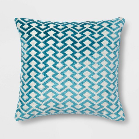 Green velvet best sale pillow target