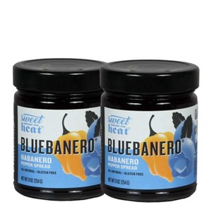 Chili Dawg's Foods of Fire Gluten Free 9 oz Bluebanero Pepper Spread - Pack of 2 - 1 of 4