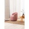 CAVINAS 360 Degree Swivel Chairs, Fabric Barrel Chair, Swivel Accent Chair, Single Sofa Chair, Round Armchair for Living Room, Bedroom - 4 of 4