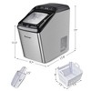 Nugget Ice Maker Machine Countertop Chewable Ice Maker 29lb/Day