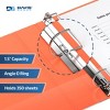 Davis Group 6pk 1.5" Premium Economy Angled D-Ring Binder Orange: Hard Cover, 350 Sheet Capacity, 2 Pockets, Polypropylene - image 3 of 4