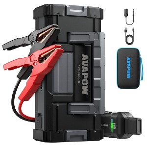 AVAPOW Car Jump Starter, 4000A Peak 27800mAh Battery Jump Starter Battery Booster Power Pack,USB Quick Charge 3.0 - 1 of 4