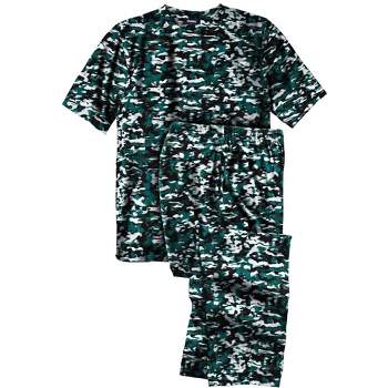 KingSize Men's Big & Tall Lightweight Cotton Novelty PJ Set Pajamas