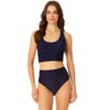 Coppersuit - Women's Banded Halter Longline Bra Swimsuit Top - 2 of 4