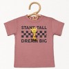 The Juniper Shop Mini Smiley Stand Tall Dream Big Toddler Short Sleeve Tee - 2 of 4