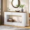 Tribesigns Modern Console Table, 55-Inch Wood Entryway Table with Storage, Narrow Long Sofa Table - 2 of 4