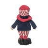 Transpac Polyester 6 in. Red White and Blue 4th of July Patriotic Plush Uncle Sam Gnome - 3 of 4