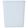 Racxily (4 Pack)3.4 Gallon Weave Wastebasket, D¨¦cor Trash Can and Space Efficient Shape, Light Gray - 3 of 3
