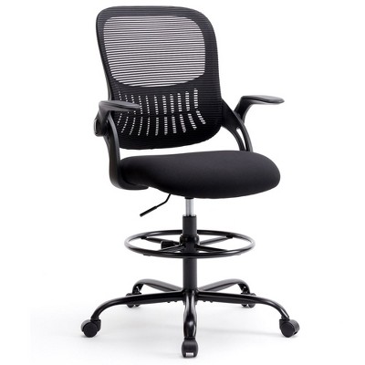 DOMETOUR Ergonomic Office Home Desk Mesh Fixed Armrest