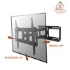 MegaMounts Fixed Wall Mount with Bubble Level for 26 - 55 Inch LCD, LED, and Plasma Screens - 2 of 4