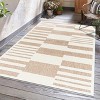 Hauteloom Nita Tan Outdoor Rug - 2 of 4