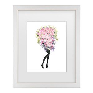 Trademark Fine Art - Rosana Laiz Blursbyai Miss bouquet II Matted Framed Art - 1 of 4