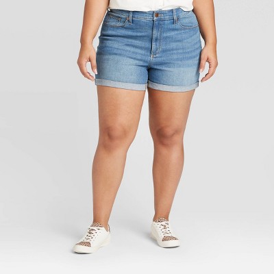 cute plus size jean shorts