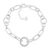 Silpada 'Incandescent Glow' Sterling Silver Link Bracelet, 7.5"+ 1" - 3 of 4