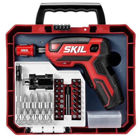 Skil 4v Cordless Rechargeable Screwdriver With Bit Set Target