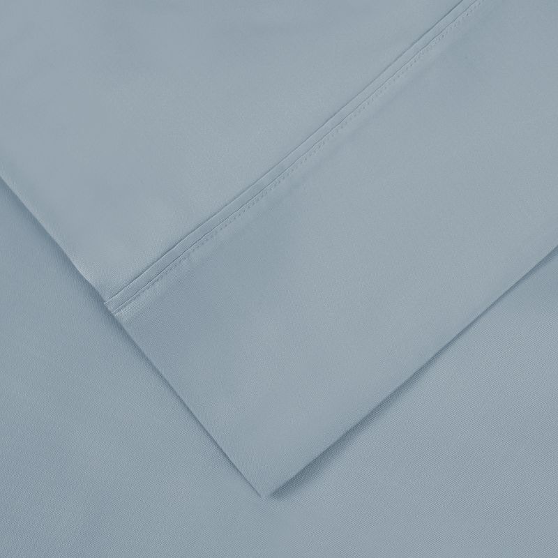 1000 Thread Count Lyocell-Blend Solid Deep Pocket Luxury Bed Sheet Set by Blue Nile Mills, 2 of 5