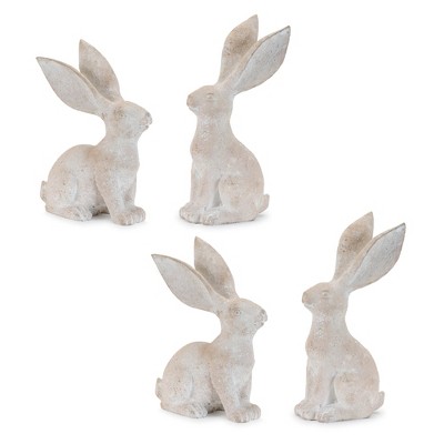 Long Ear Rabbit Figurine (Set of 4)