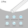 Unique Bargains Lamp Lantern Water Cooling System Acrylic Rigid Round Tubes 2 Pcs 10" - 3 of 4