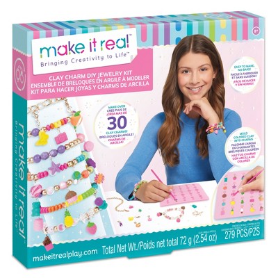 Make It Real: Clay Charm Diy Jewelry Kit : Target