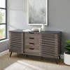 Bella Depot 59" Contemporary Sideboard with Storage Cabinets and 4 Drawers - 2 of 4