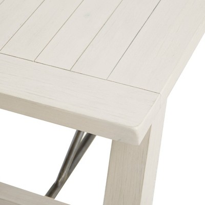 Sonoma Reclaimed Pine 66" Dining Bench with Rustic Metal Accents