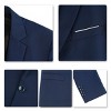 Cloudstyle Men's 2-Piece Suits Slim Fit 2 Button Dress Suit Jacket Blazer & Pants Set - 4 of 4
