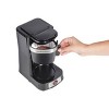 Hamilton Beach 5C Coffee Maker 46110: 5 Cup Drip Coffee Pot, Small Electric, Dishwasher-Safe, Black, 700W, Basket Filter - 3 of 4