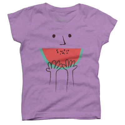 Girl's Design By Humans Summer smile By radiomode T-Shirt