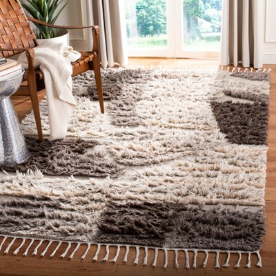 Ivory Elegance 9' x 12' Hand-Knotted Wool Area Rug