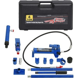 Coucheta 4/10 Ton Porta Power Kit, Porta Power Ram with Pump, Hydraulic Jack Kit with 4.6 Ft/1.4 m Oil Hose & Storage Case for Automotive - 1 of 4