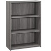 TOAOTBNBO 3 Compartment Bookcase with Storage Cabinet, Wide Open Bookshelf with Adjustable Panels Small Freestanding Shelf for Bedroom - 2 of 4