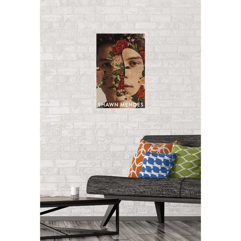 Trends International Shawn Mendes - Floral Unframed Wall Poster Prints, 2 of 7