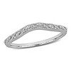 EVERLY JEWELRY | Sterling Silver Diamond Accent Curved Ring - 2 of 4