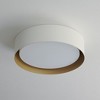 ET2 Lighting Echo 1 - Light Flush Mount in  White/Gold - 2 of 3