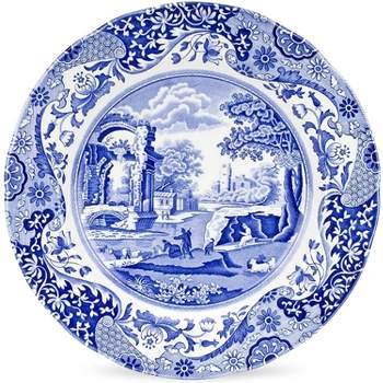 Spode Blue Italian 10.5-inch Dinner Plates, Set of 4