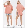 EXLURA Womens Summer Oversized T Shirts Casual Short Sleeve Loose Maternity Tops Crewneck Tunic Plus Gym Workout Top - 2 of 4