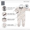 The Peanutshell Footed Baby Sleepers for Boys, Safari Animals, 3-Pack Newborn to 12 Months - 2 of 4