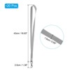 Unique Bargains Polyester Wear-resistant Lightweight ID Card Neck Lanyards with Hooks 20 Pcs - 2 of 4