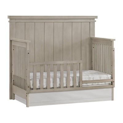 Stone Wash Wood Toddler Bed Guard Rail Conversion Kit