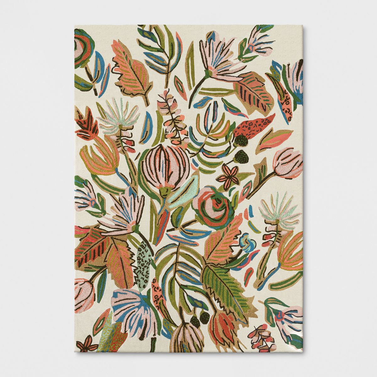 Floral Wool Tufted Area Rug Pink/White - Threshold™ - thumbnail 4