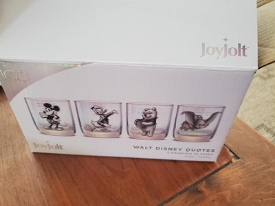 Joyjolt Disney100 Limited Edition Walt Disney Quotes Drinking