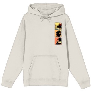 Gunhild Book With Tree Graphic Long Sleeve Sand Adult Hooded Sweatshirt - 1 of 4