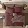 BAGOKIE 7 Pieces Bed in a Bag Comforter Set for All Season - 2 of 4