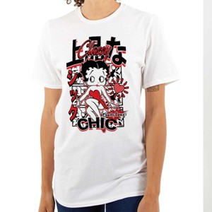 Kanji Style Betty Boop Classy Chic Womens Graphic T Shirt Tees Brisco Brands - 1 of 3