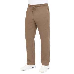 Blue Ice Men's Classic Heavyweight Fleece Sweatpants with Open Bottom - 1 of 3